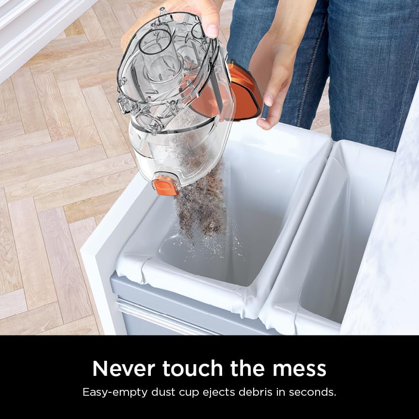 Shark HV302 Rocket Pet Corded Stick Vacuum - Lightweight, Swivel Steering for Carpets & Hard Floors | Includes Hand Vacuum & Tools in Orange