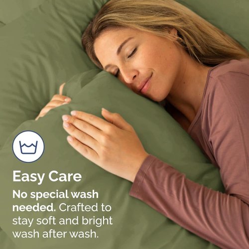 King Standard Pillow Cases - Soft Hotel Quality, Wrinkle Resistant, Machine Washable - 2 Piece Set in Sage Green