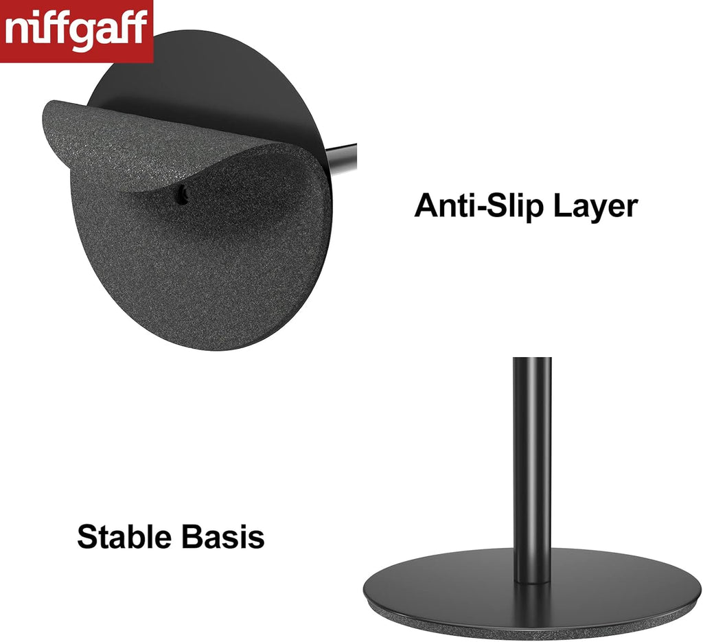 Regine Switzerland Black Toilet Paper Holder - Stainless Steel Free-Standing Dispenser for 4 Rolls