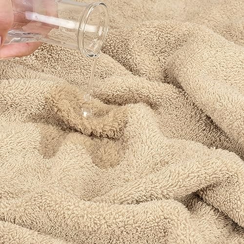 Cotton Paradise 6-Piece Turkish Towel Set - Soft & Absorbent Beige
