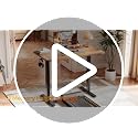 Electric Standing Desk 47x24 Inch with Power Outlets and Memory Presets