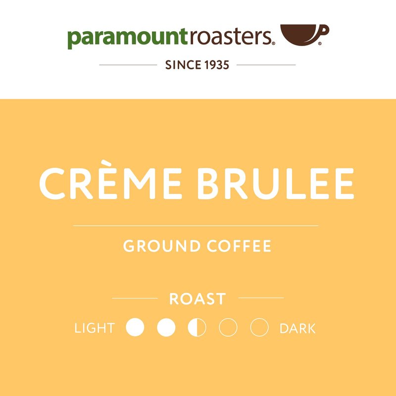 Paramount Roasters, Creme Brulee Flavored Ground Coffee, 12oz Medium Roast (Paramount Coffee Company)