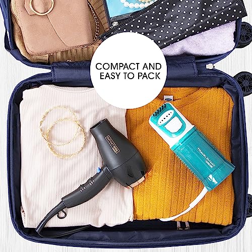 Conair Travel Steamer for Clothes - Mini Portable Fabric Steamer, Dual Voltage, Green