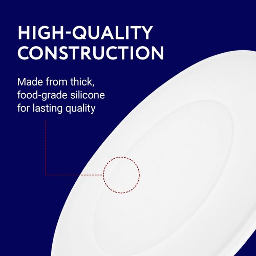 IMPRESA 8-Quart Silicone Pressure Cooker Lid Cover Compatible with IP-DUO80 Pressure Cooker Top Replacement - Compact, Round - Leak-Proof Silicone Lids - Dishwasher & Microwave Safe Microwave Cover