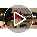 Aclema Christmas Gnome Statue with LED Lantern - Resin Holiday Decor for Indoor & Outdoor Festive Home Accents