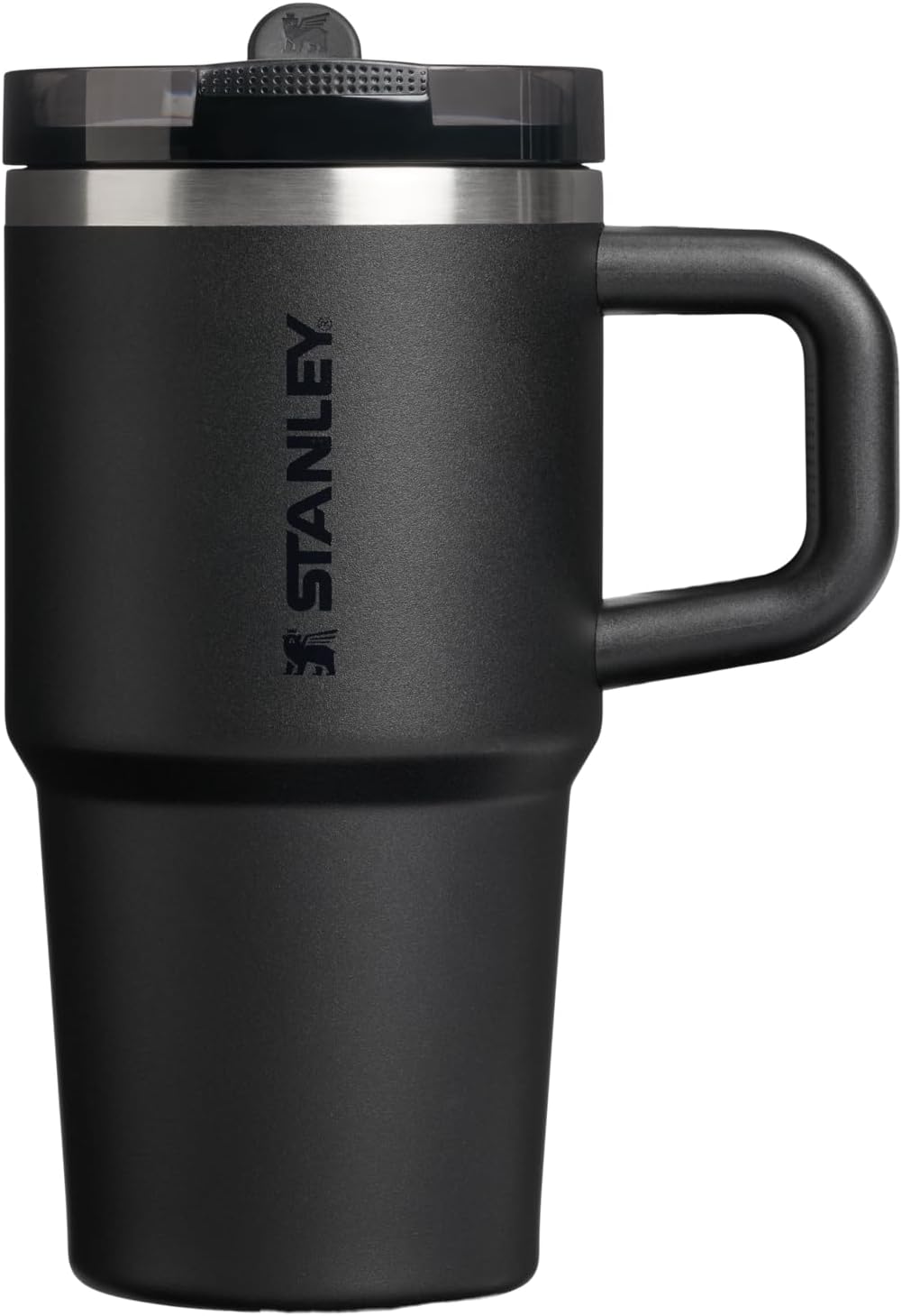 STANLEY Quencher ProTour 20 oz Tumbler - Leakproof Lid, Built-In Straw & Handle | Insulated, BPA-Free, Black 2.0