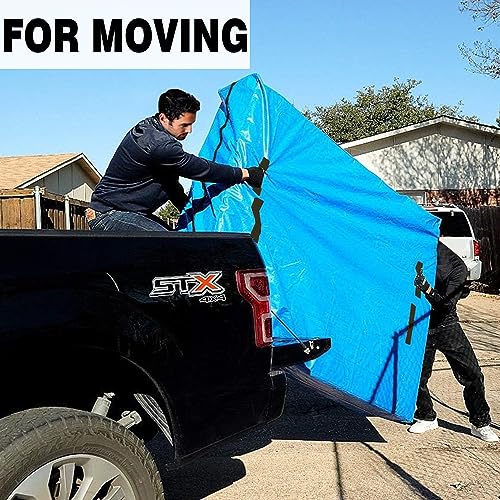 Heavy Duty King Mattress Bag for Moving & Storage - Reusable Tarp Cover