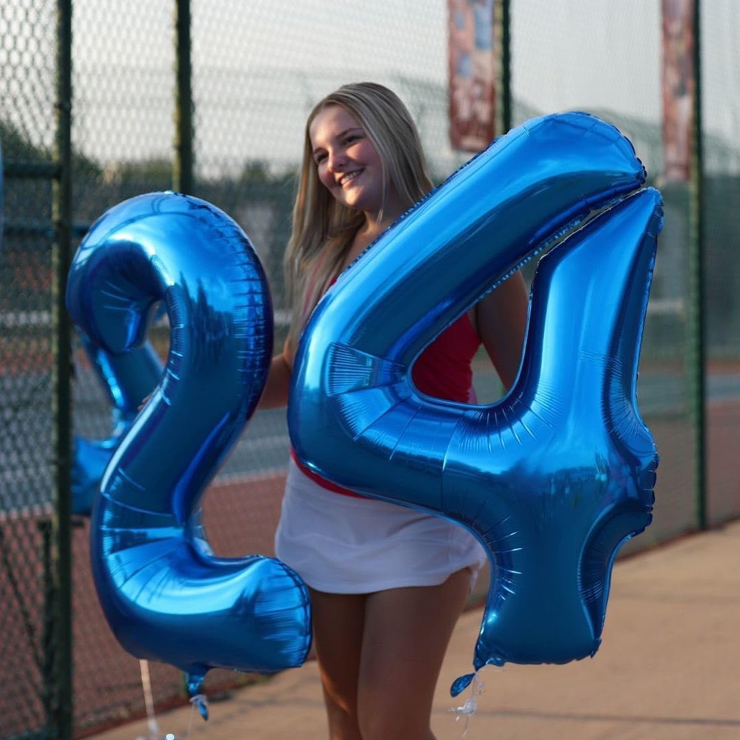 Number 23 Balloon - Navy Blue 40 Inch Birthday Decoration for 23rd Year Celebration