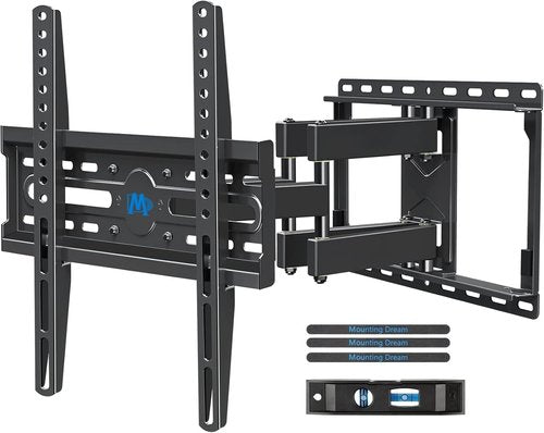 Mounting Dream TV Wall Mount - Full Motion Bracket for 32-65 Inch TVs | Swivel & Tilt, Max VESA 400x400 mm