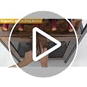 Industrial Wine Bar Cabinet with Mesh Doors and Detachable Wine Rack