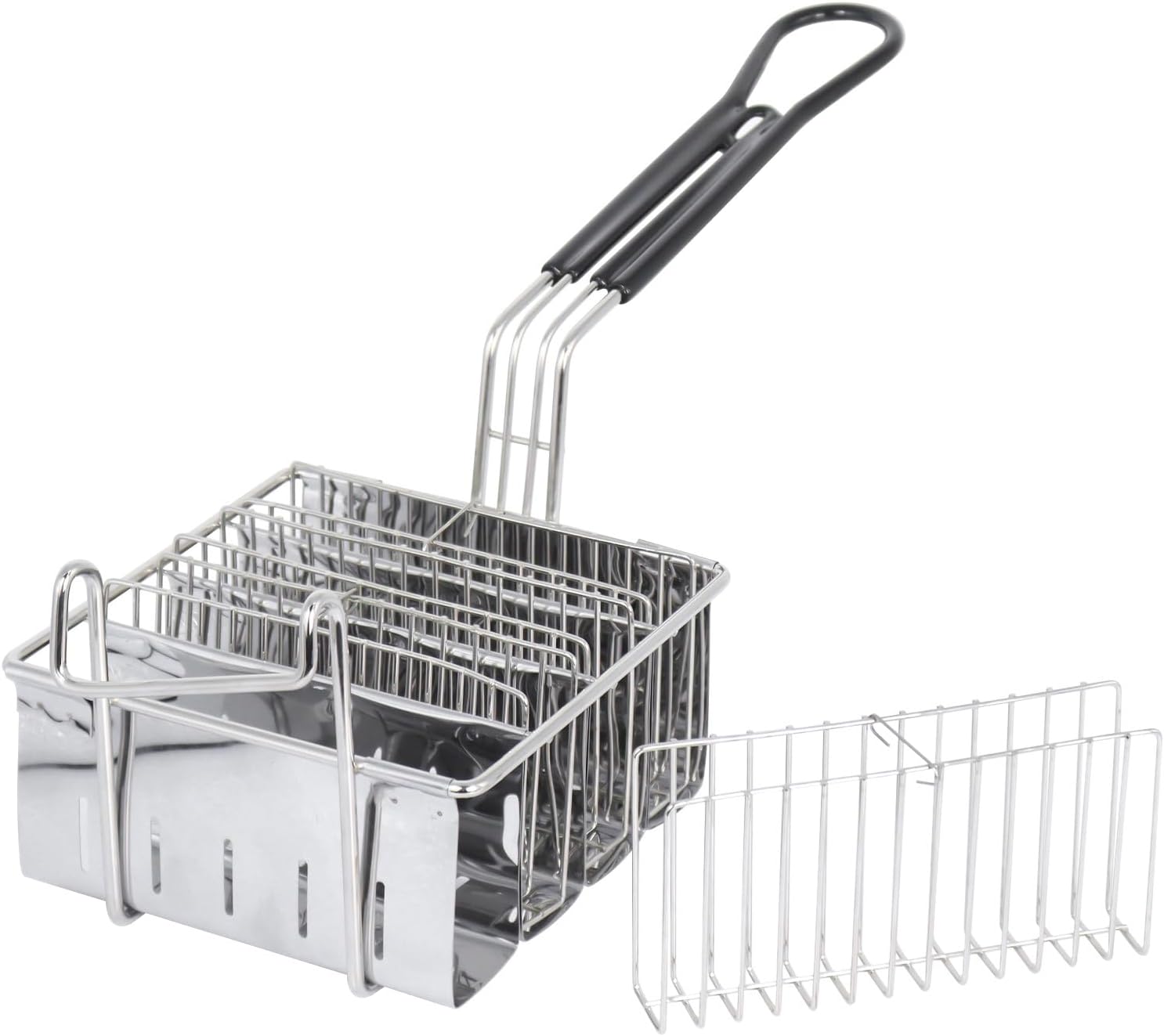 Skiennix Taco Fryer Basket - Stainless Steel Deep Fryer with Handle for Perfect Taco Shells