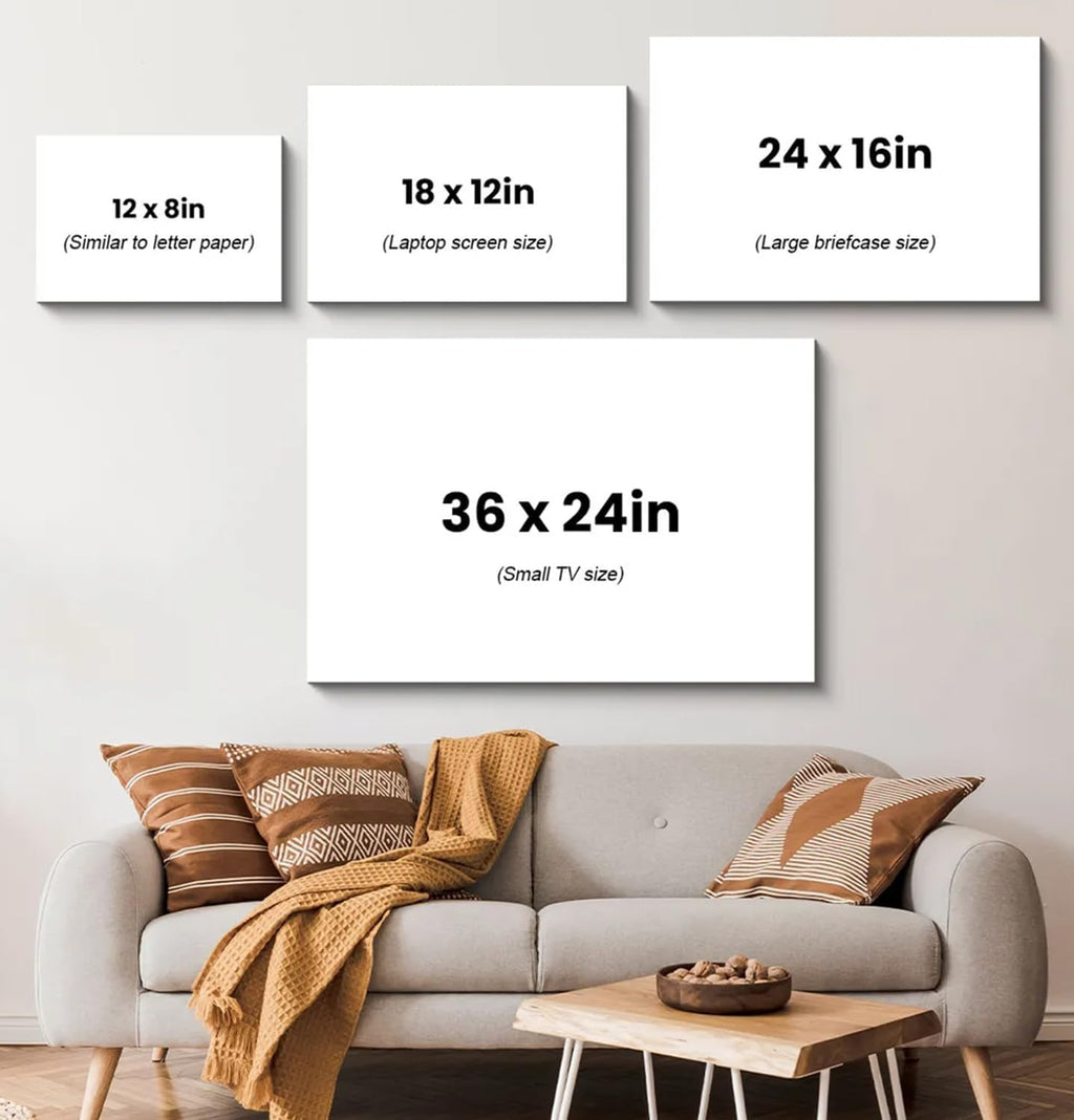 SHAANT Personalized Mother's Day Canvas - Custom Photo Wall Art for Mom & Grandma | Unique Gift with Kid's Name & Year