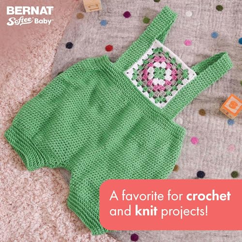 Bernat Softee Baby Aqua Yarn - 3 Pack of 141g/5oz - Acrylic - 3 DK (Light) - 362 Yards - Knitting/Crochet