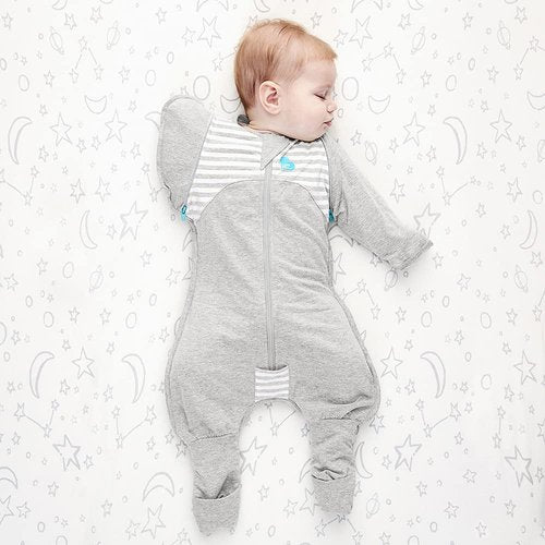 Love to Dream Swaddle UP Transition Bag - Warm Pink Silly Goose, Extra Large, 24-32 lbs, Zip-Off Wings for Safe Transition