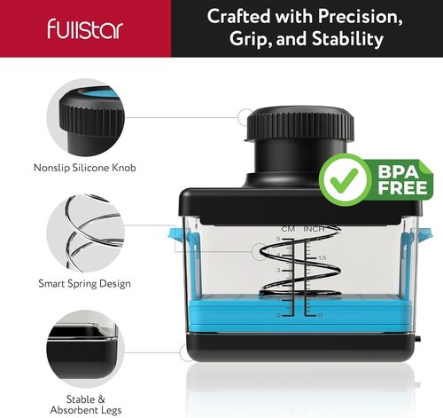 Fullstar Chopper & Tofu Press Bundle - Versatile Kitchen Tools for Easy Meal Prep