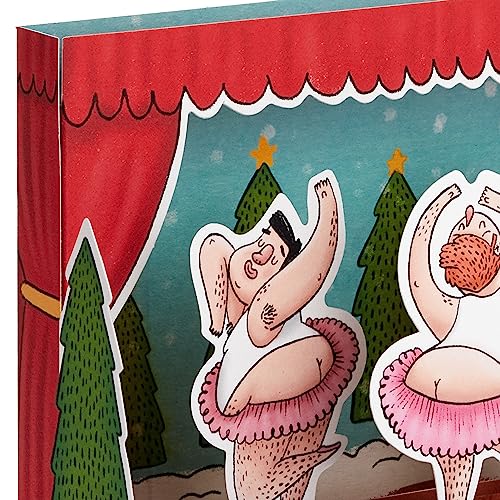 Butt Cracker Hallmark Paper Wonder Funny Pop Up Christmas Card
