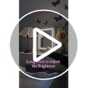 ROLOVE Vanity Mirror with Lights, 12.6"x15" LED Makeup Smart Touch