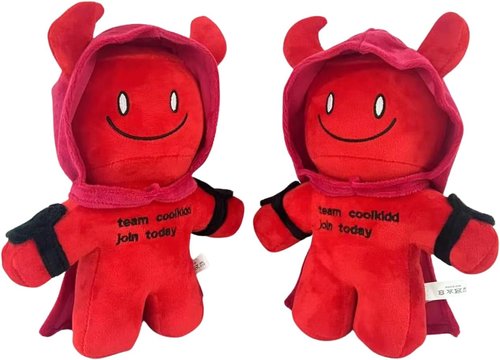 Forsaken Coolkidd Plushie - 9-Inch Soft Red Stuffed Doll | Gaming Collectible & Display Decor for Fans