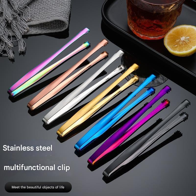 Elradin Black 2PCS Stainless Steel Egg Yolk Tongs Separator Kitchen Gadget