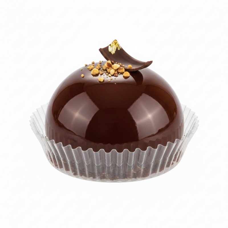 Restaurantware 2 Ounce Mini Cupcake Liners 200 Greaseproof Mini Muffin Papers - Disposable Peel Off Clear Plastic Clear Cupcake Wrappers For Desserts or Foods For Weddings Birthday Parties