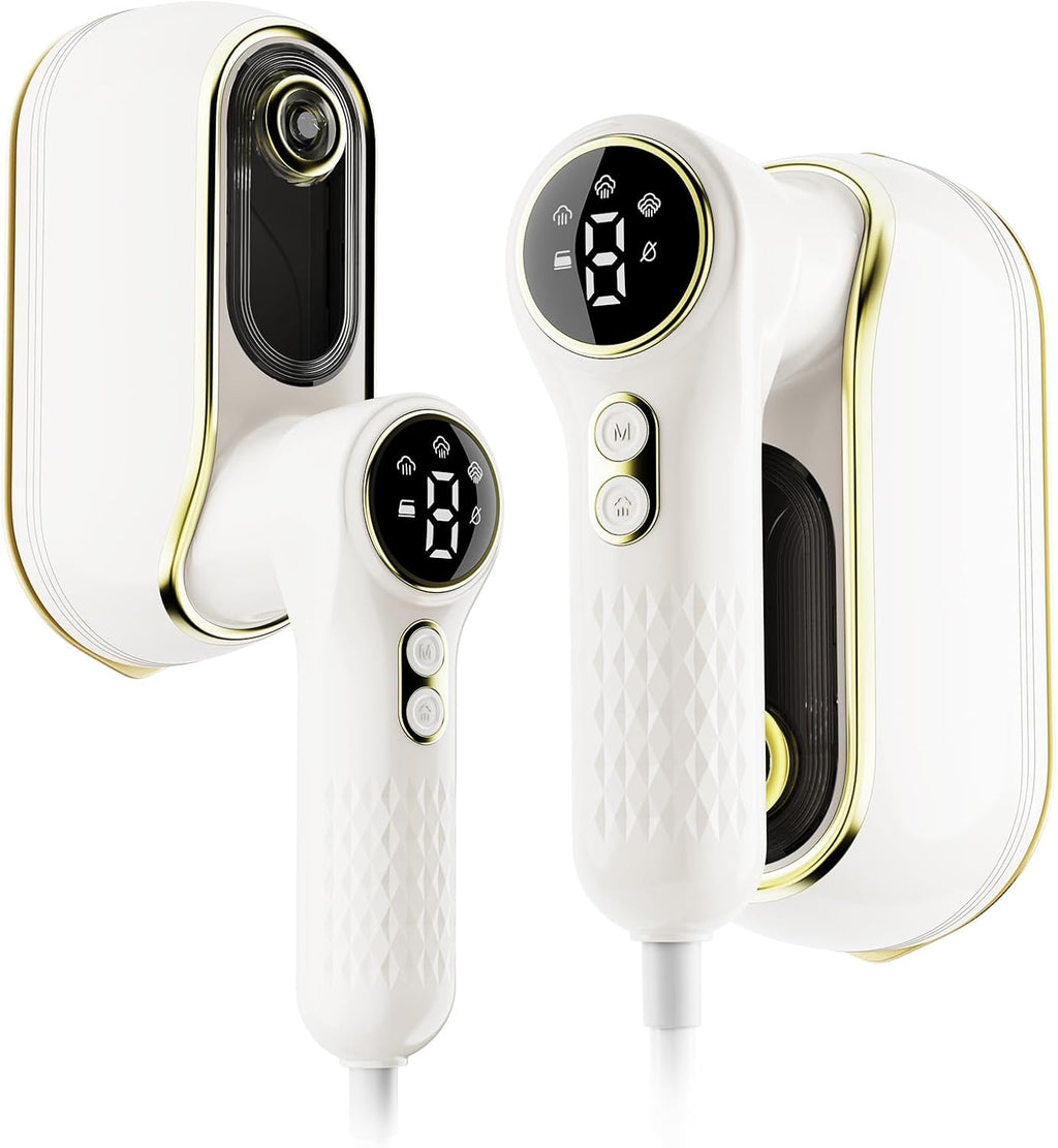 NIASSO Portable Travel Steamer - 1200W Handheld Fabric Steamer with LCD Display | 150ml Tank, Fast Heat-Up, 4 Modes