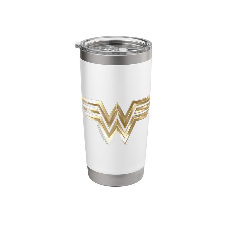 Wonder Woman 1984 Golden Logo Stainless Steel Insulated Tumbler