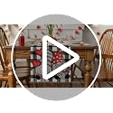 Artoid Mode Hearts Gnomes Valentine's Table Runner 13x72 Inch Black Home Decor