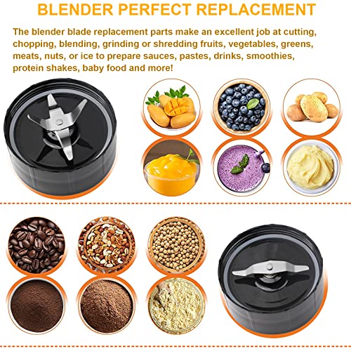250W Blender Blade Replacement Set with Gaskets for 250W Personal Blenders