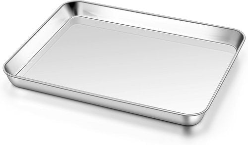 Homikit Quarter Sheet Pan - 9x13 Inches Stainless Steel Non-Stick Baking Sheet | Dishwasher Safe & Rust Free