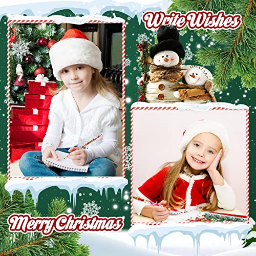 48 Pcs Christmas Wooden Pencils with Erasers - 12 Styles Bulk Kids & Office Supplies