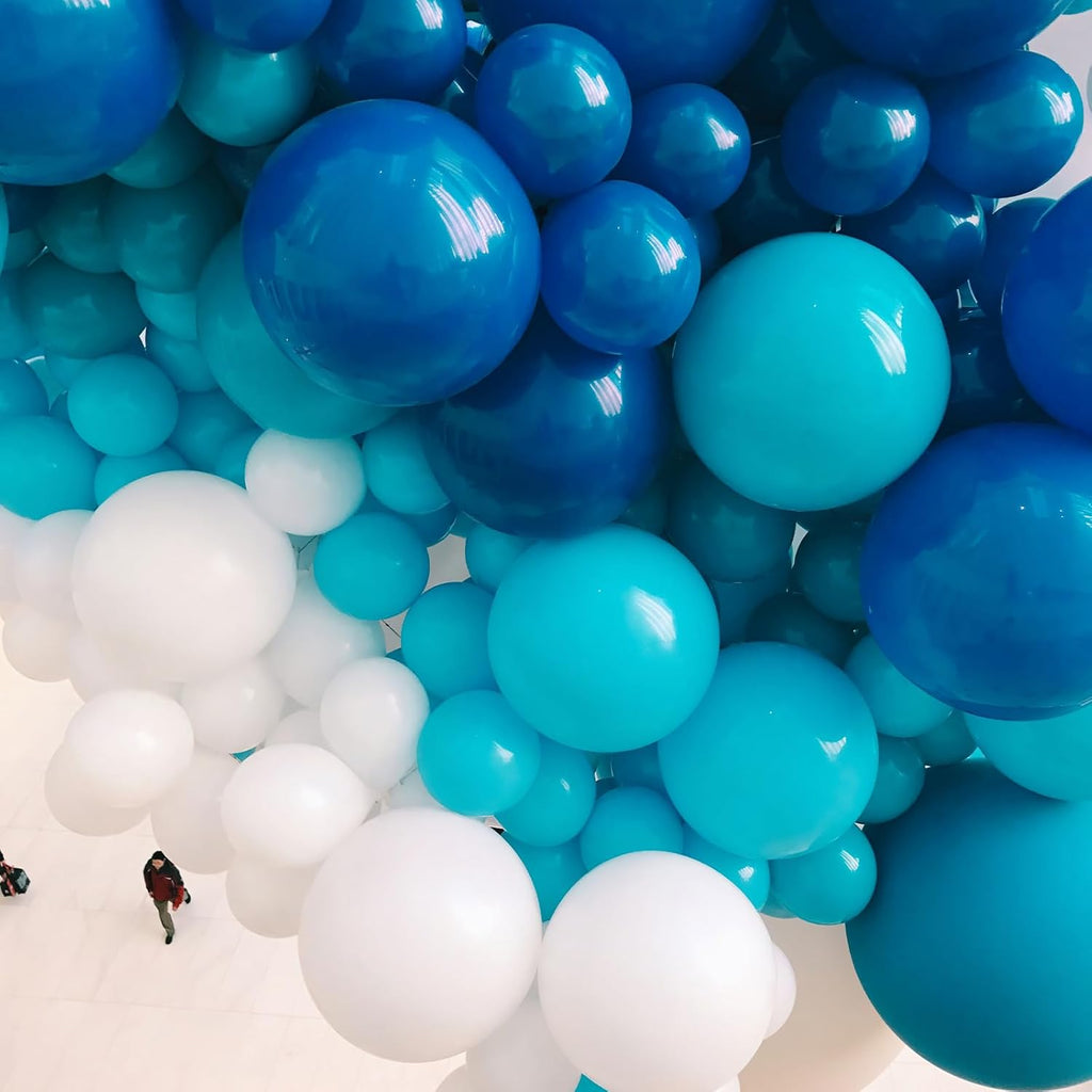 PartyWoo Royal Blue Balloons - 18 Inch Dark Blue Latex Balloons for Weddings & Celebrations | 20 Pack