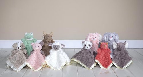 Mary Meyer Baby Lovey - Soft Elephant Security Blanket for Newborns & Toddlers | 13 x 13-Inches
