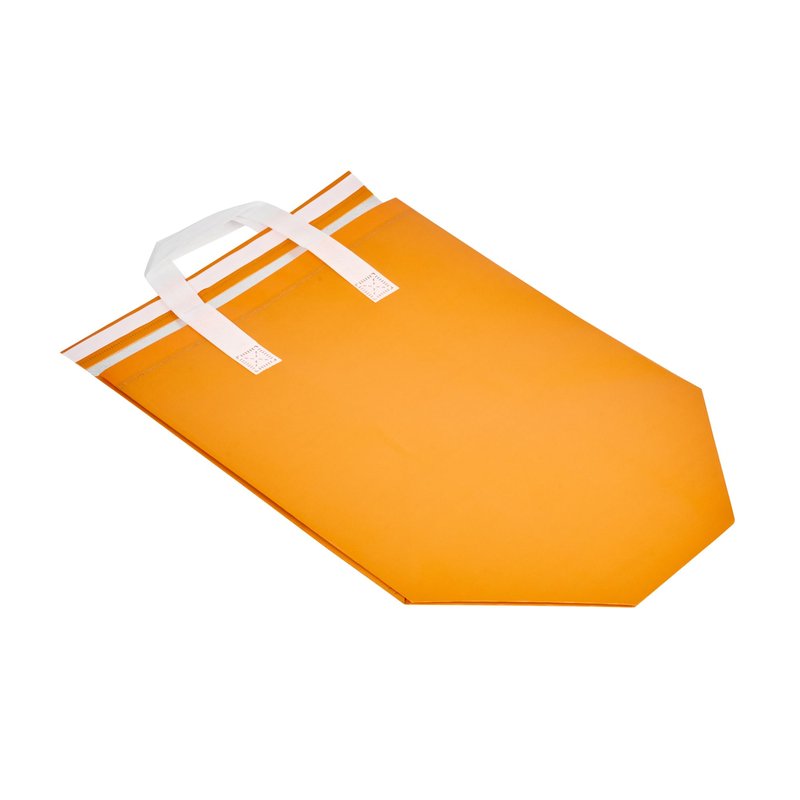 Restaurantware Insulated Delivery Bags 25 Count 11.811 x 7.874 x 12.598 Inches Nonwoven Take Out Bags For Food With Sturdy Handles, Orange Insulated Grocery Bags Tamper-Evident Foldable