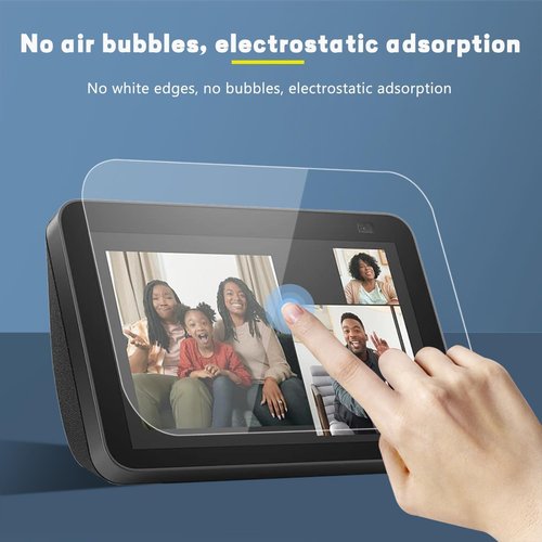 MUBUY-GOL Tempered Glass Screen Protector - 9H Hardness, Ultra Clear, Anti-Fingerprint | 2 Pack for Echo Show 8 (4th Gen, 2025)