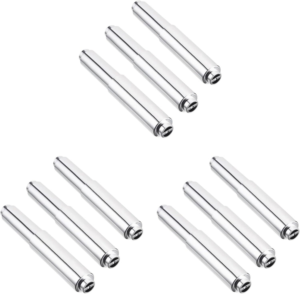 Uonlytech Adjustable Toilet Paper Holder - Spring Loaded Zinc Alloy Rod | Fits Most 6.49 Inch Rolls