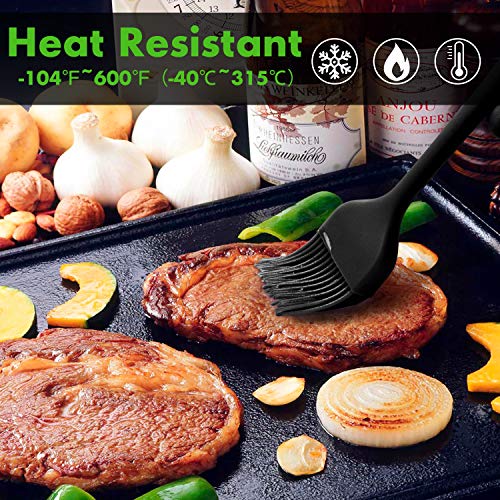 Silicone Basting & Pastry Brush Set - Heat-Resistant 2-Pack for BBQ & Baking