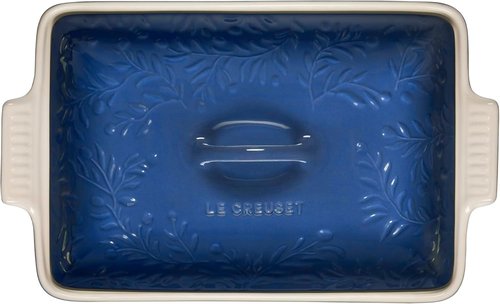 Le Creuset Heritage Covered Rectangular Casserole - 4 Qt. Olive Branch Stoneware in Marseille