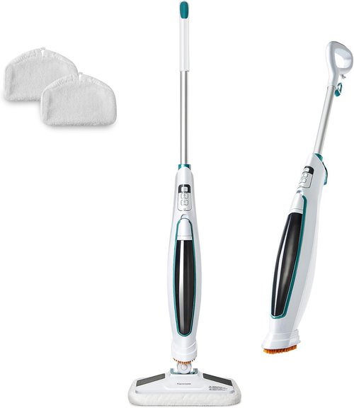 Kenmore Steam Mop SM2060 | Lightweight Floor Cleaner with Easy Scrubber & 2 Washable Pads - Quick Heating for Hardwood & Tile