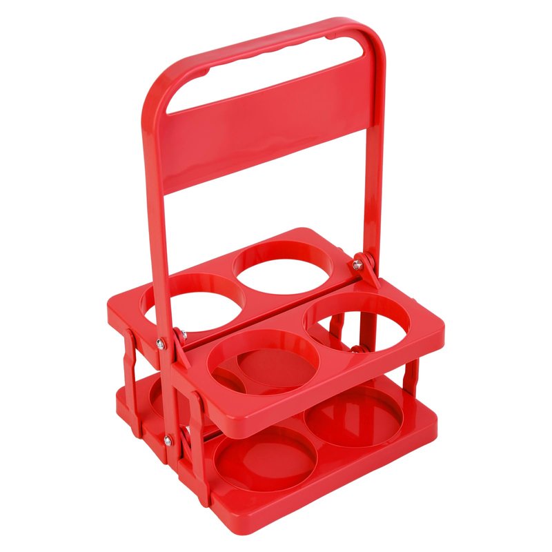 musbus Reusable Drink Carrier with Handle for Delivery Drivers, Portable Cup/Coffee Holder Accessories for Delivery, Foldable Drinks Caddy with Tray, Car Durable Plastic Festive Bottle, Vacation