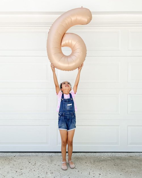 Light Brown Number Balloon - 40 Inch Tan 0 Balloon | Khaki Beige Birthday Decorations & Party Supplies
