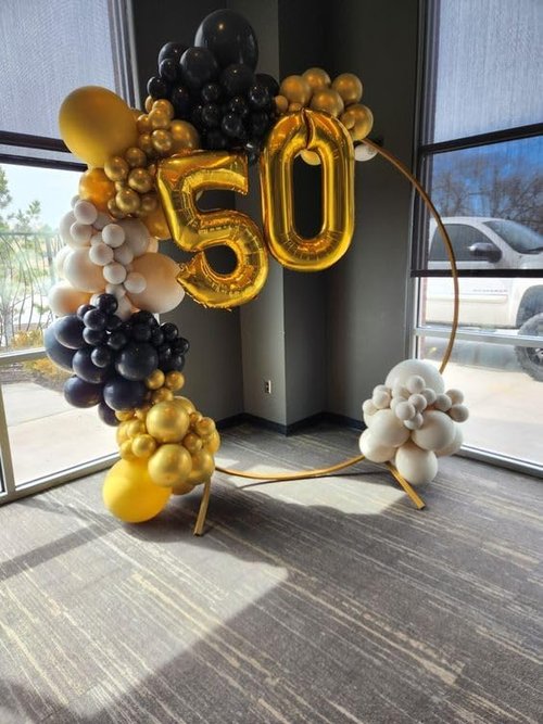 Gold Number 3 Balloon - 40 Inch 3rd Birthday Celebration Decor for Kids & Adults | Party Supplies