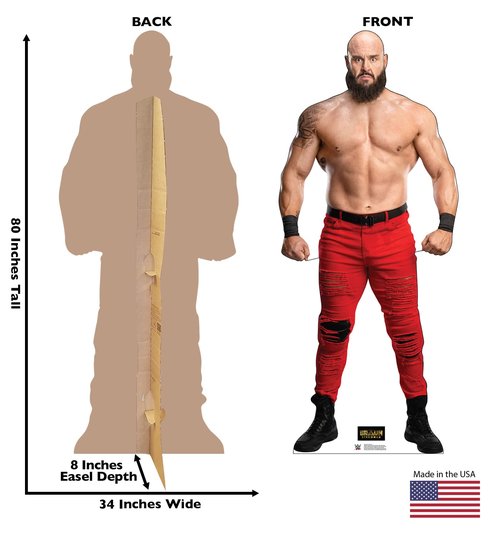 Cardboard People Braun Strowman Cardboard Cutout Standup - WWE Superstar