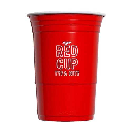 Caresha Please Red Cup Typa Nite, Disposable Plastic Party Cups, Drinking Glasses for Events, Cocktail Supplies, Red Cup for Gatherings, Durable Barware Essentials (10-Pack)