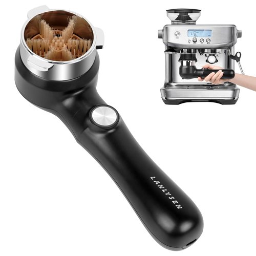 54mm Espresso Coffee Machine Electric Cleaning Brush Espresso Machine Cleaning Brush 360° Totally Enclosed Cleaning espresso brush Compatible with 54mm Breville Machines