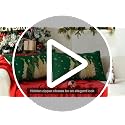 AVOIN Colorlife Christmas Tree Throw Pillow Covers 20 x 12 in, Set of 2, Green Snowflake