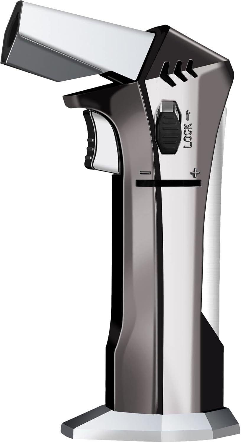 Skiennix Kitchen Torch - Adjustable Flame Culinary Torch for Perfect Cooking | Versatile and Easy to Use