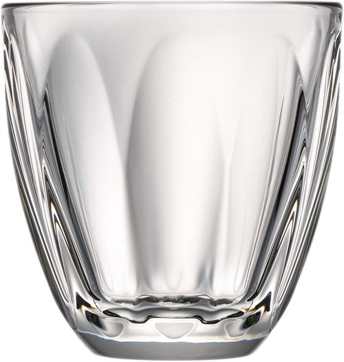 La Rochere Boudoir French Tumbler Set of 6 – Sturdy Drinking Glasses – Fire Polished Cocktail Glasses – Dishwasher Safe Glass Tumbler – La Rochere Glassware Sets (8.5 Oz)