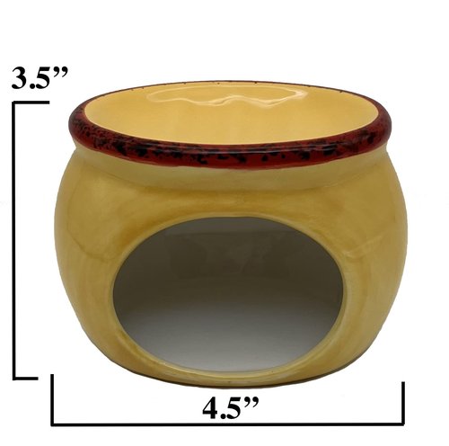 ACK Tuscany Sonoma Grape Scouring Brillo Pad Holder, Ceramic Hand Painted Sponge Holder for Kitchen Sink, Kitchen Décor