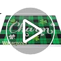 OBUSATT St. Patrick's Day Plastic Placemats Set of 6, Waterproof Table Mats