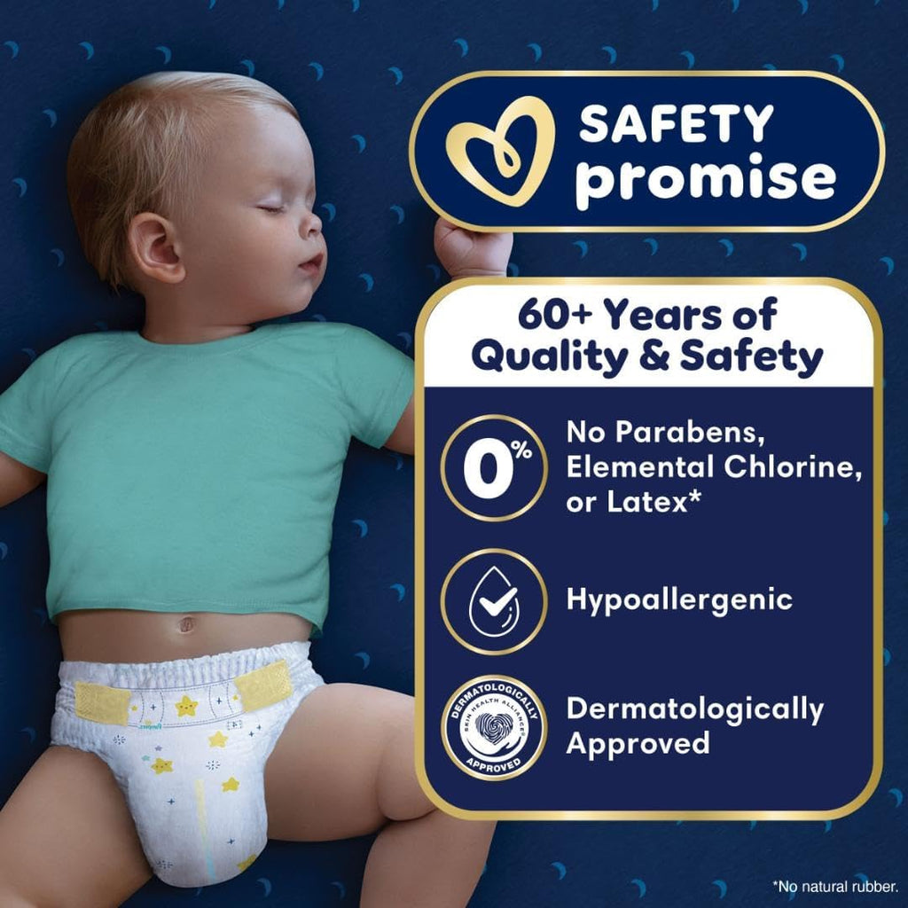 Pampers ZZZ Overnight Diapers - Size 7 (41+ lbs) | 36 Count for Ultimate Nighttime Protection